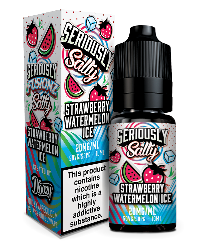 Strawberry Watermelon Ice Nic Salt e-liquid by Seriously Fusionz 10ml