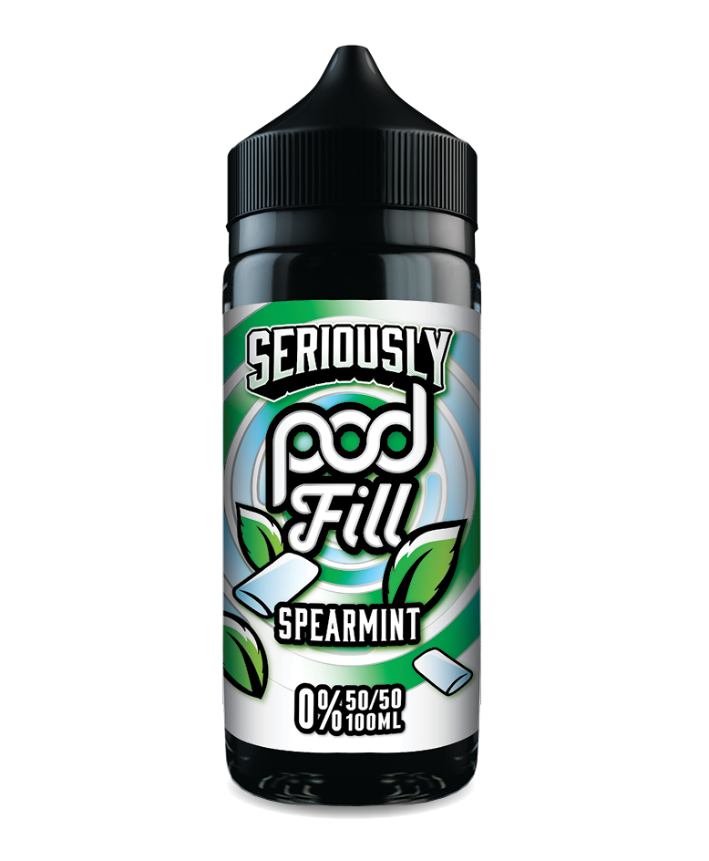 Seriously Pod Fill Spearmint E-liquid Shortfill