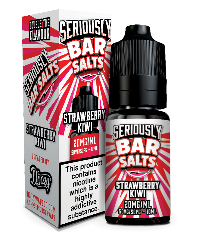 Strawberry Kiwi Nic Salt e-liquid by Seriously Bar Salt 10ml