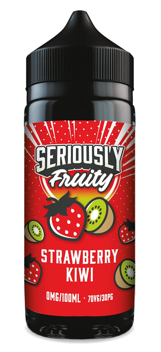 Strawberry Kiwi Shortfill e-liquid by Doozy Vape Seriously Fruity 100ml