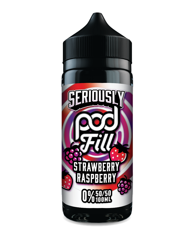 Seriously Pod Fill Strawberry Raspberry E-liquid Shortfill