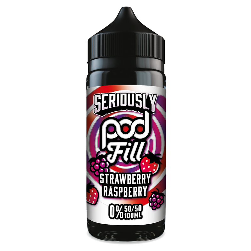 Seriously Pod Fill Strawberry Raspberry E-liquid Shortfill