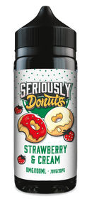 Strawberry & Cream Shortfill e-liquid by Seriously Donuts 100ml