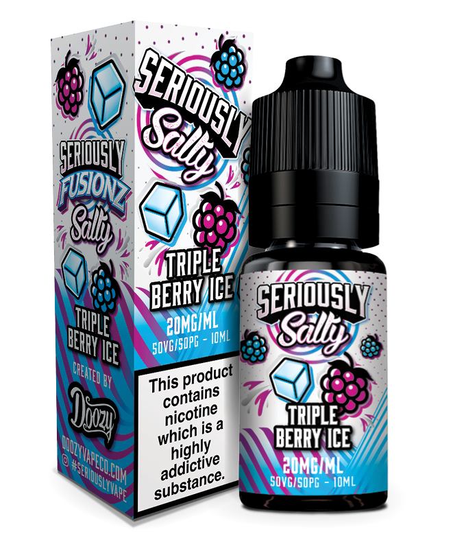 Triple Berry Ice Nic Salt e-liquid by Seriously Fusionz 10ml