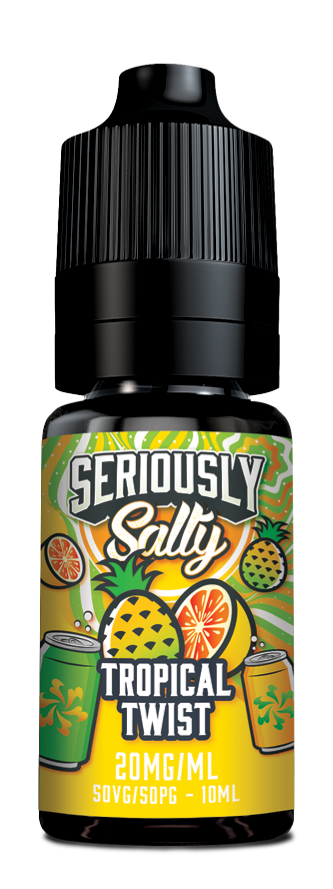 Tropical Twist Nic Salt e-liquid 20mg by Seriously Soda 10ml