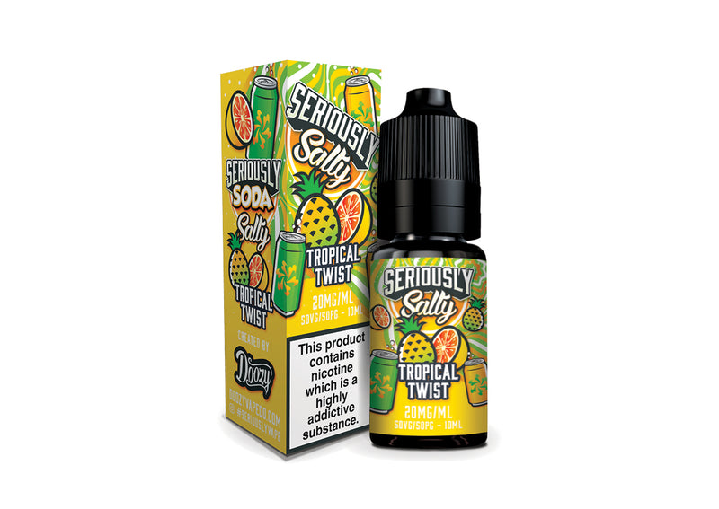 Tropical Twist Nic Salt e-liquid 20mg by Seriously Soda 10ml