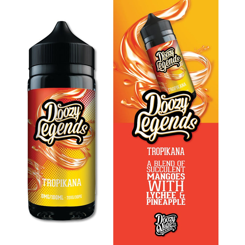 Doozy Legends Tropikana 100ml E-Liquid Shortfill