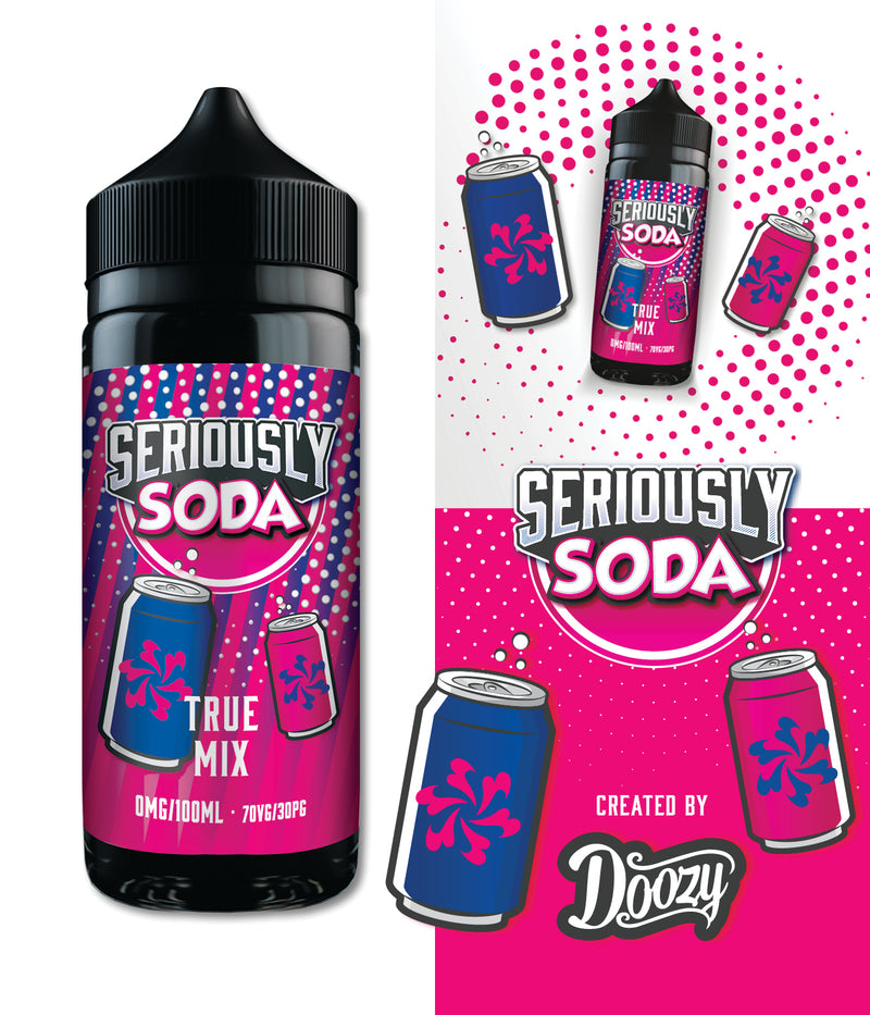 True Mix Shortfill e-liquid by Seriously Soda 100ml