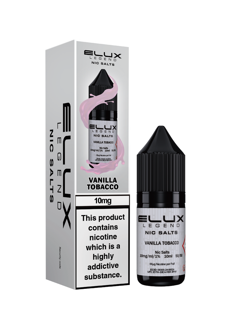 Elux Legend Vanilla Tobacco Nic Salt