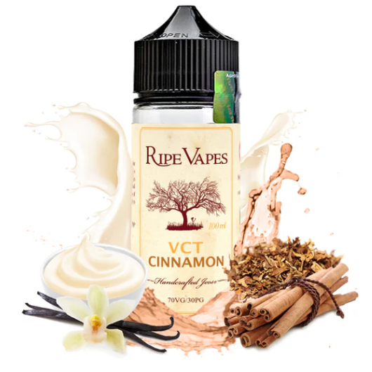 VCT Cinnamon Ripe Vapes 100ml Shortfill