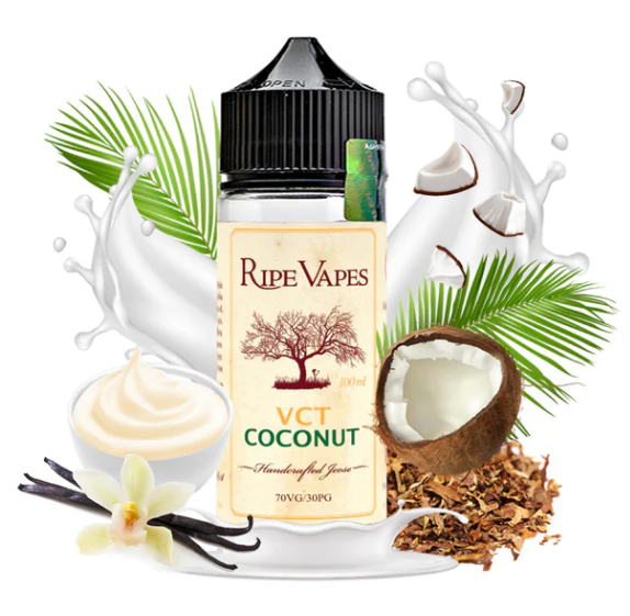 VCT Coconut Ripe Vapes 100ml Shortfill