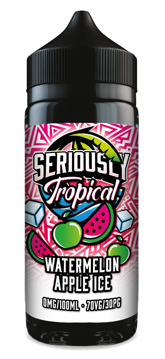 Watermelon Apple Ice Shortfill e-liquid by Seriously Tropical 100ml