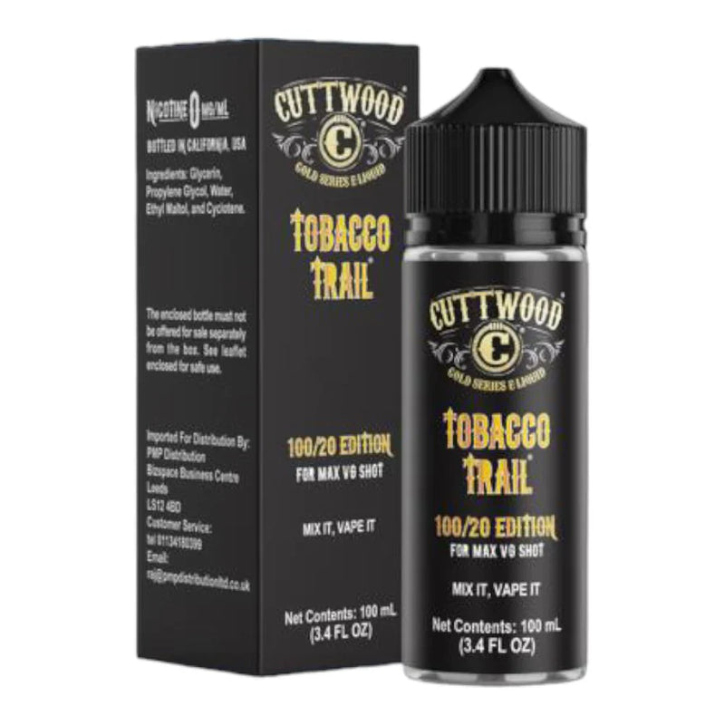 Cuttwood 100ml E liquids Tobacco Trail