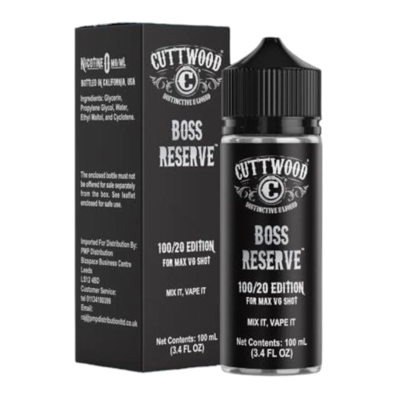 Cuttwood 100ml E liquids Boss Reserve