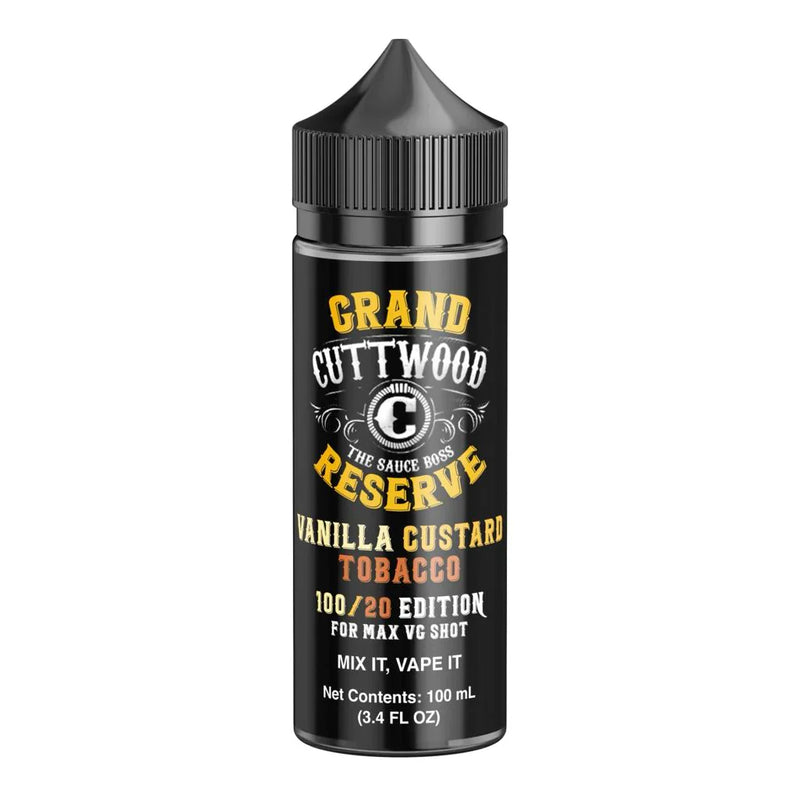 Cuttwood Grand Reserve 100ml E liquids Vanilla Custard Tobacco