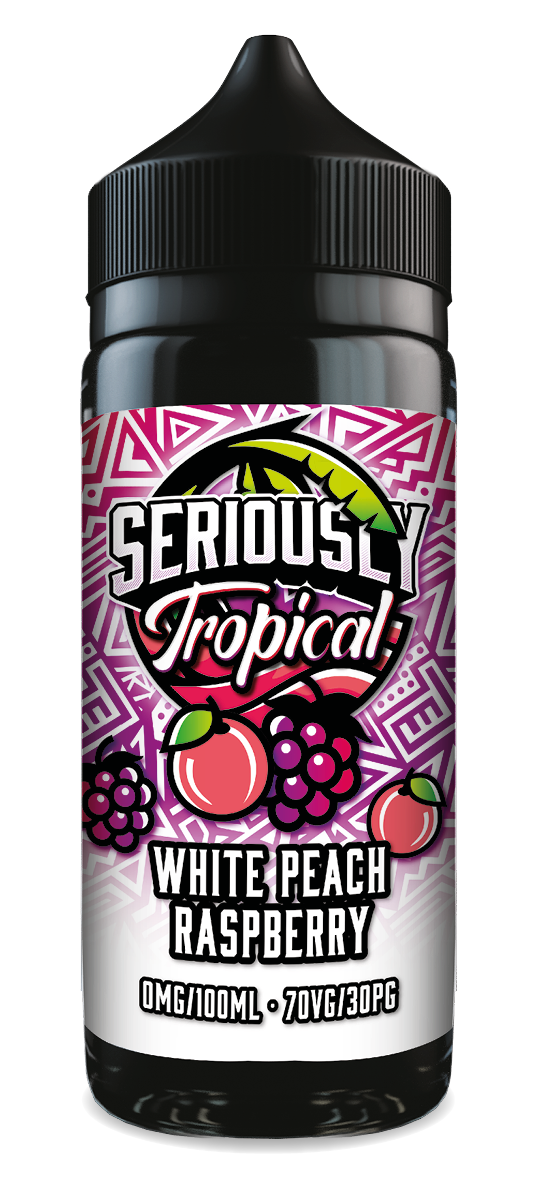 White Peach Raspberry Shortfill e-liquid by Seriously Tropical 100ml