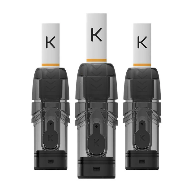 Kiwi Refillable Replacement Pods - Pack of 3 (Soft Black)