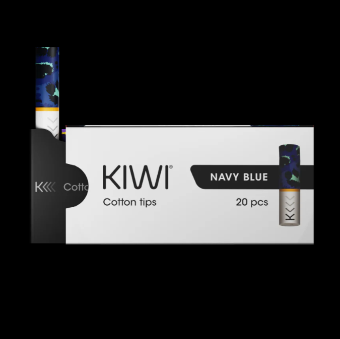 Kiwi Cotton Tips - Pack of 20 (Blue Navy)