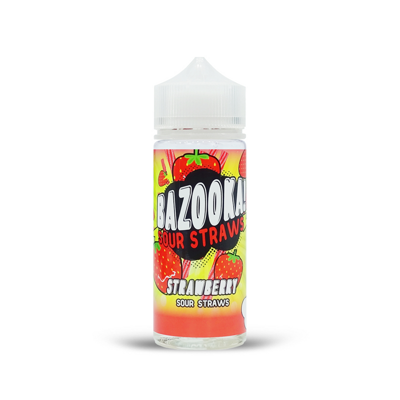 Bazooka! Sour Straws Strawberry 100ml Shortfill