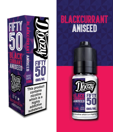 Doozy Blackcurrant Aniseed e-liquid 50 VG 50 PG