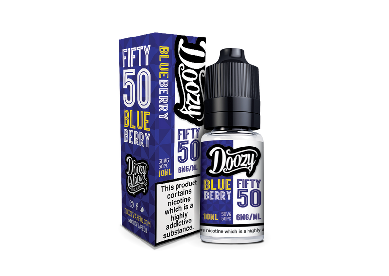 Doozy Blueberry Fifty 50 e-liquid 50 VG 50 PG Ratio