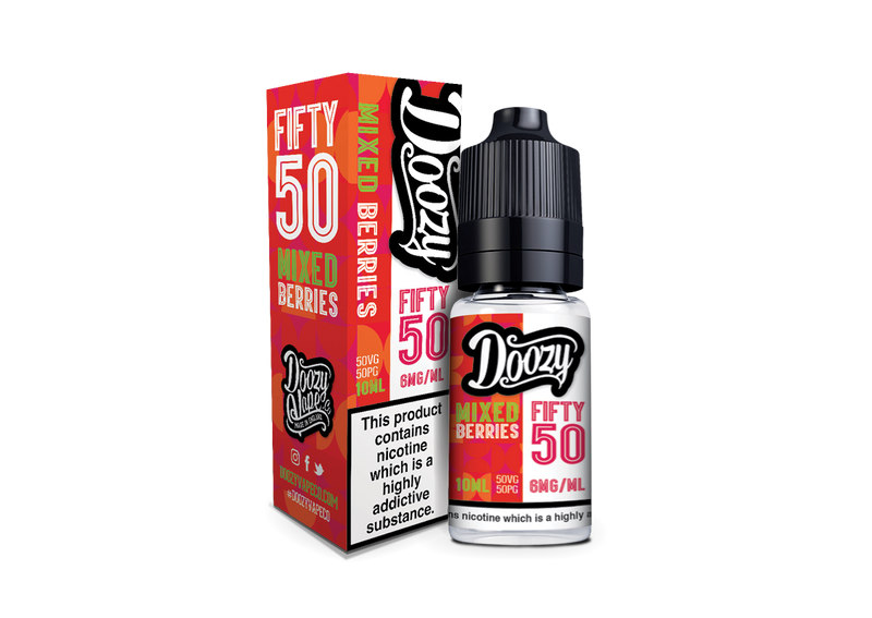 Doozy Mixed Berries Fifty 50 e-liquid 50 VG 50 PG Ratio