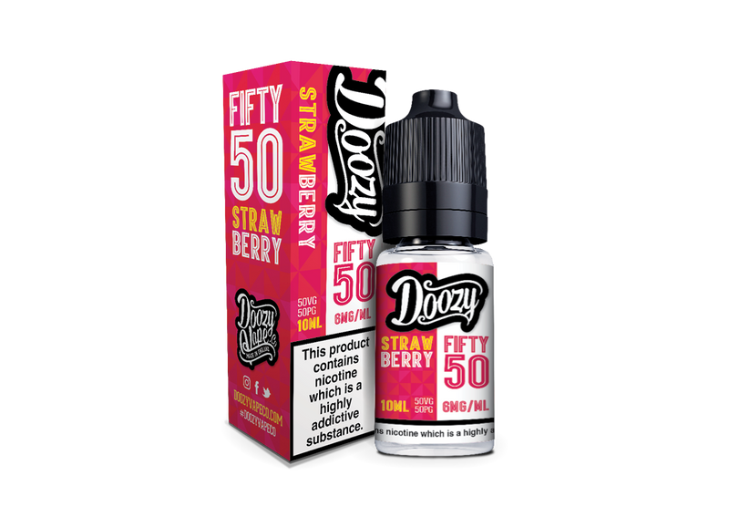 Doozy Strawberry Fifty 50 e-liquid 50 VG 50 PG Ratio