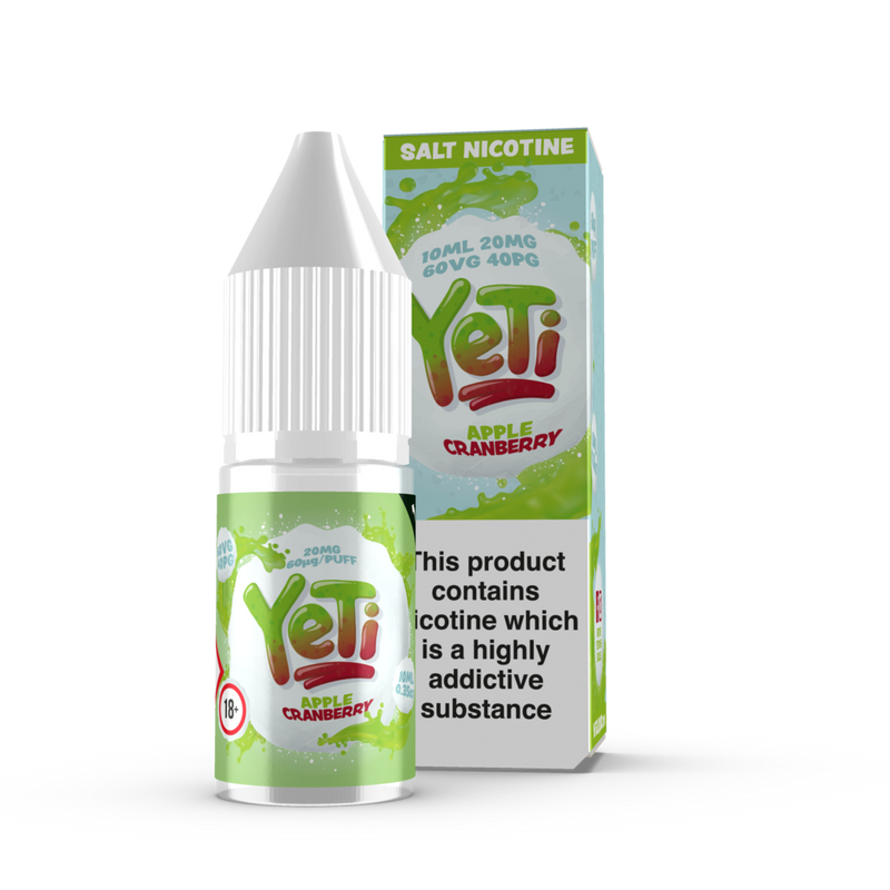 Yeti Apple & Cranberry Nic Salt